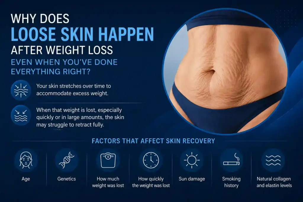 Why Does Loose Skin Happen After Weight Loss Even When You’ve Done Everything Right Hemel Hempstead?